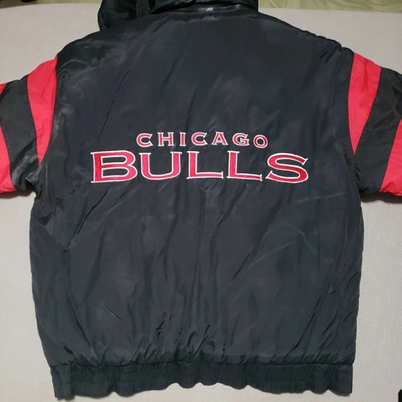 Chicago Bulls NBA Logo 7Full Zip Hooded Men's Size XL Jacket NWT VTG - Picture 7 of 11